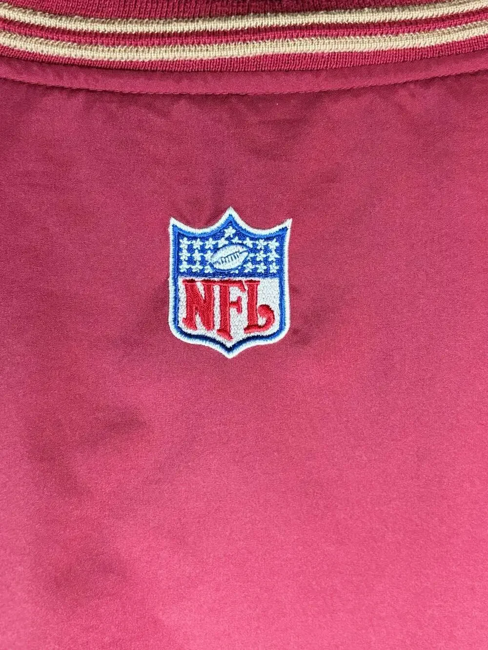 Vintage 90s Reebok San Francisco 49ers Half-Zip Pullover Windbreaker Jacket